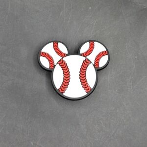 (5/$15) Disney Baseball Croc Charm